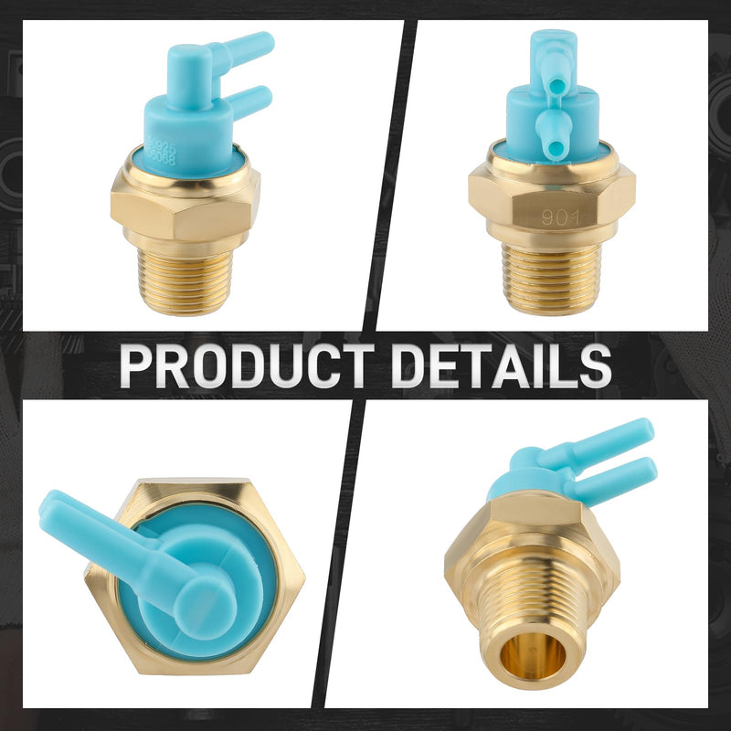 90925-05068 Bimetal Vacuum Switching Valve Compatible with TOYOTA Camry 1983-2001 Compatible with Celica 1984-1999 Pressure Switch Valve Compatible with LEXUS ES250 1990-1991 9092505068