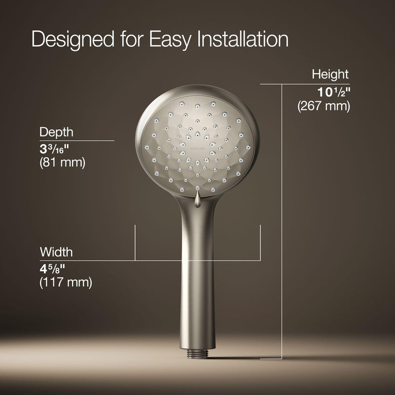 Kohler 72421-G-BN Awaken® B110 Three-function handshower, 1.75 gpm, Vibrant Brushed Nickel
