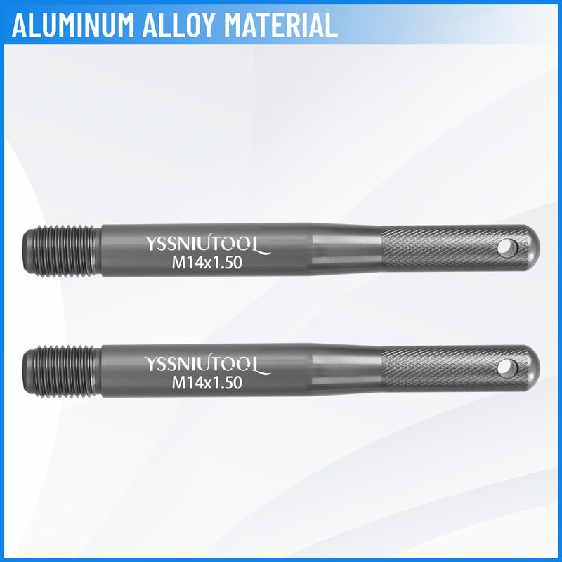 2PCS Wheel Hanger Alignment Pin Guide Tool,Wheel Lug Bolt Automotive Mechanic Tool,Wheel Alignment Pin Compatible with Audi Volkswagen Benz Ect (Forged with Aluminum Alloy M14X1.50 2PCS)
