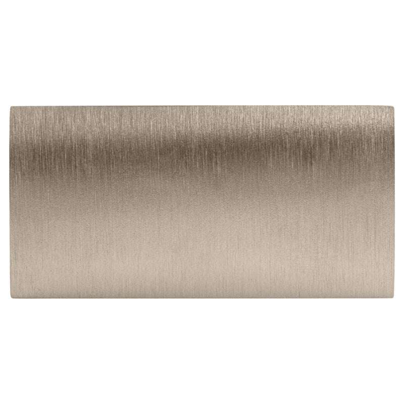 CRL Brushed Nickel No-Drill Fixed Panel Glass Clamp for 3/8" or 5/16" Glass