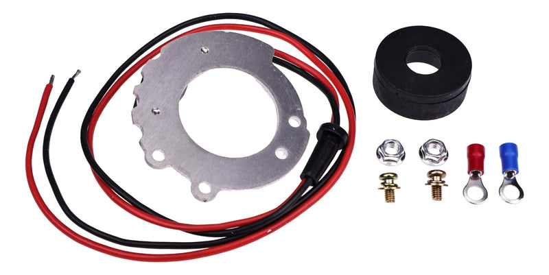 Ignitor Conversion Kit 1244A Compatible with Ford Tractors 8N 4 Cylinder Series 500 to 900 Series 12V, Points to Electronic Ignitor