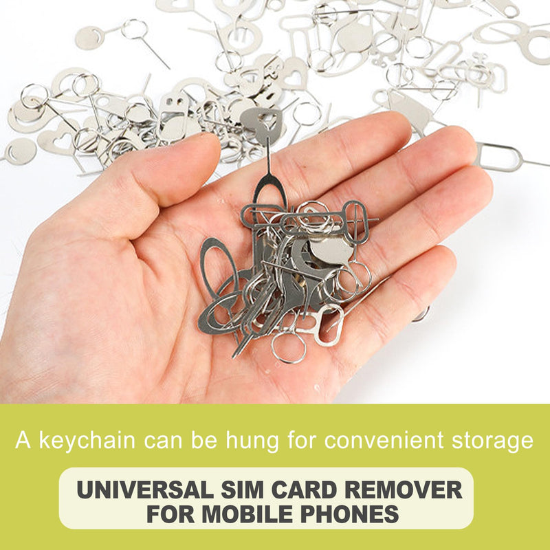 16 Pack SIM Card Ejector Tool Kit Phone Tray Opener Pin Needle for Mobile Devices Universal Removal Key for Cell Phones Tablets and Smart Devices
