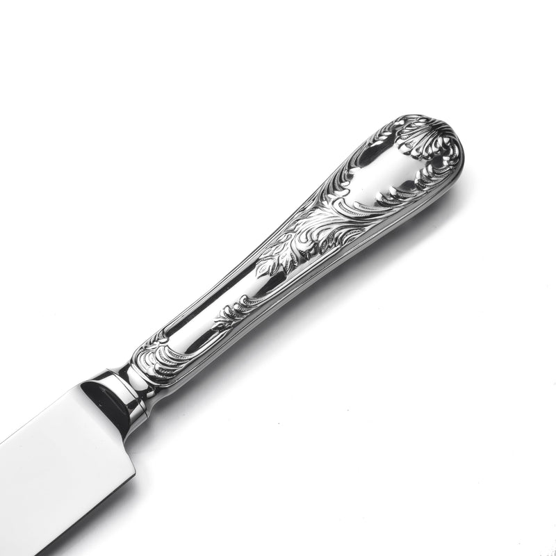 2 Piece Wedding Cake Server Set,18/10 Stainless Steel Dessert Set Pie Server Cake Cutter Knife for Birthday,Anniversary,Holiday,Baby Shower,Party (Versailles, Stainless steel-V) Versailles