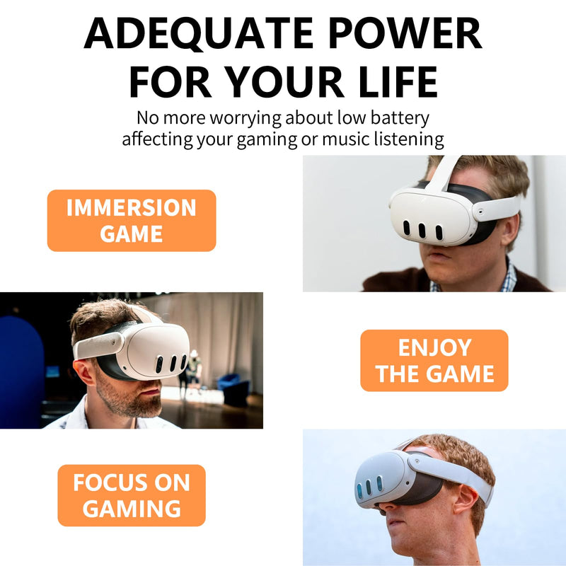 for Meta Quest 3 VR Headset Battery – 2026 Upgraded 4670mAh Internal Front-Mounted Battery with Precision Repair Tools