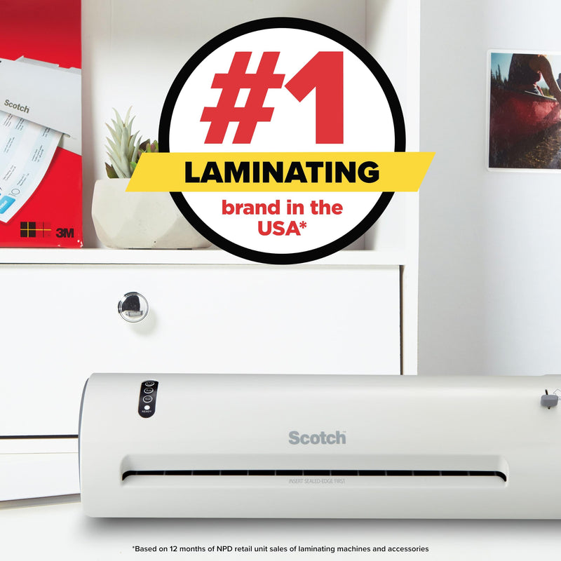 Scotch Construction Paper Thermal Laminating Pouches, 9 x 12 in | 25 Laminator Pouches, 3 Mil, for Kids Artwork, Crafts and School Projects, Requires 13 Inch Laminator Machine