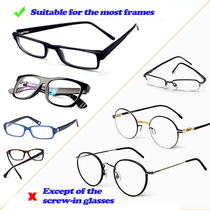 Eyeglass Nose Pads, 3.5mm Thickness Adhesive Anti Slip Glasses Nose Grips with Air Bag for Sunglasses Eyeglasses Reading Glasses (5 Pairs, Clear) 5 Pairs Clear