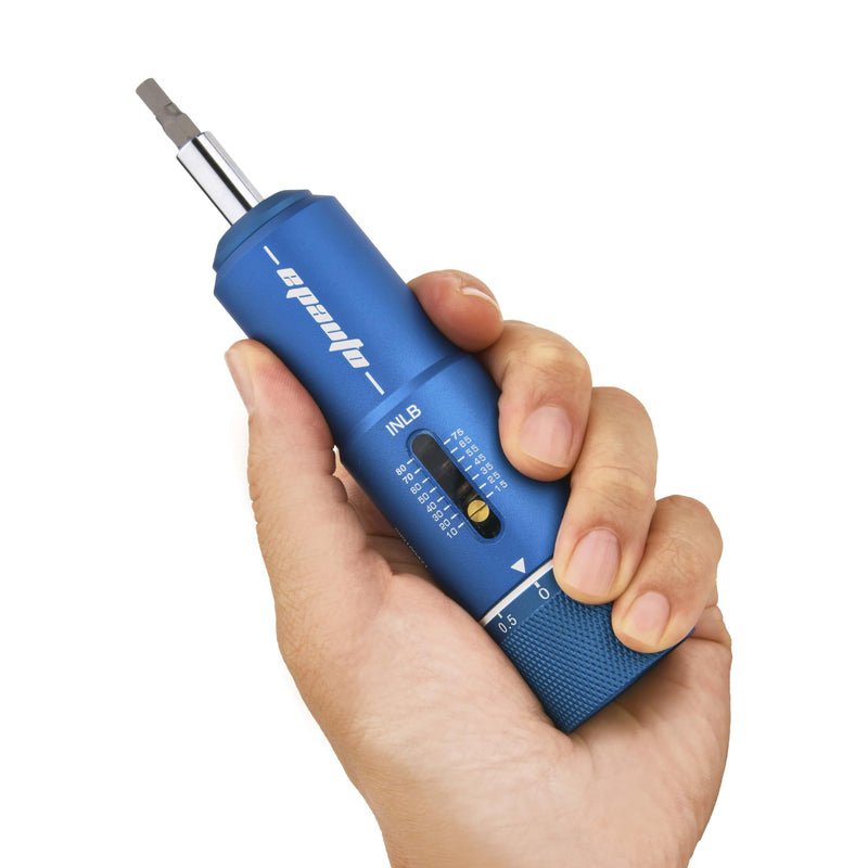 EPAuto Manual Wrench Screwdriver for Firearms | Bike Gears, 10-80 in/Lbs - 28 Pieces, Blue