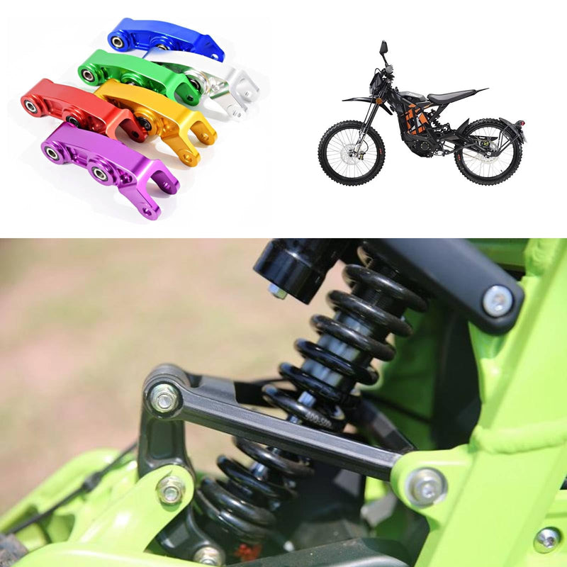 Rear Shock Cradle for Surron Light Bee X S/Segway X160 X260, Surron Motorcycle Accessories Reinforced Rear Shock Absorbing Cradle (Black) Black