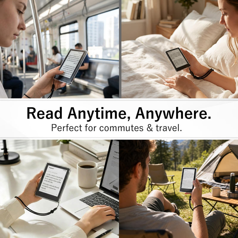 Clear Protective Case for XTEINK X4 E-Book Reader | 2-Pack Ultra-Clear Screen Protector, Lightweight, Durable Protection