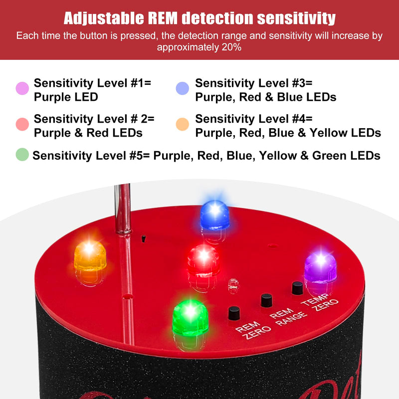 Paranormal Investigation Equipment EMF+ATDD for Ghosting Hunting with High-Sensitivity Temperature Detection, EMF Meter, EMF Detector Tool for Professional Paranormal Investigators, Gift for Halloween