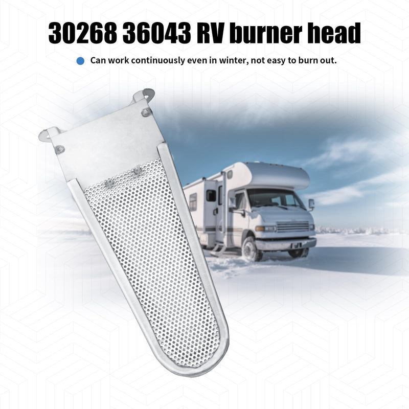 30268 36043 RV Burner Head RV Hydraulic Flame Furnace Kit for Atwood Hydro Flame Furnace RV Burner Head Compatible with 79, 85, AFM, AFS Series Fireplaces.