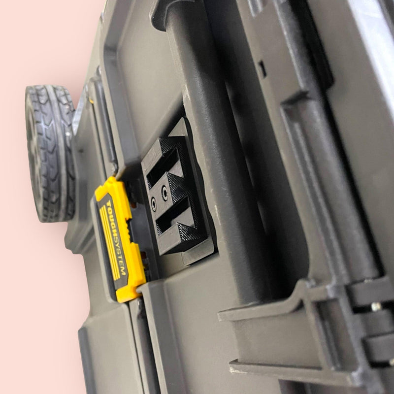 Generic Dual Level Square Edge T-Square Ruler Holder 5in1 Tool Holder Compatible with Dewalt Tough Systems 2.0, 3D Printed ABS, 5 Inches