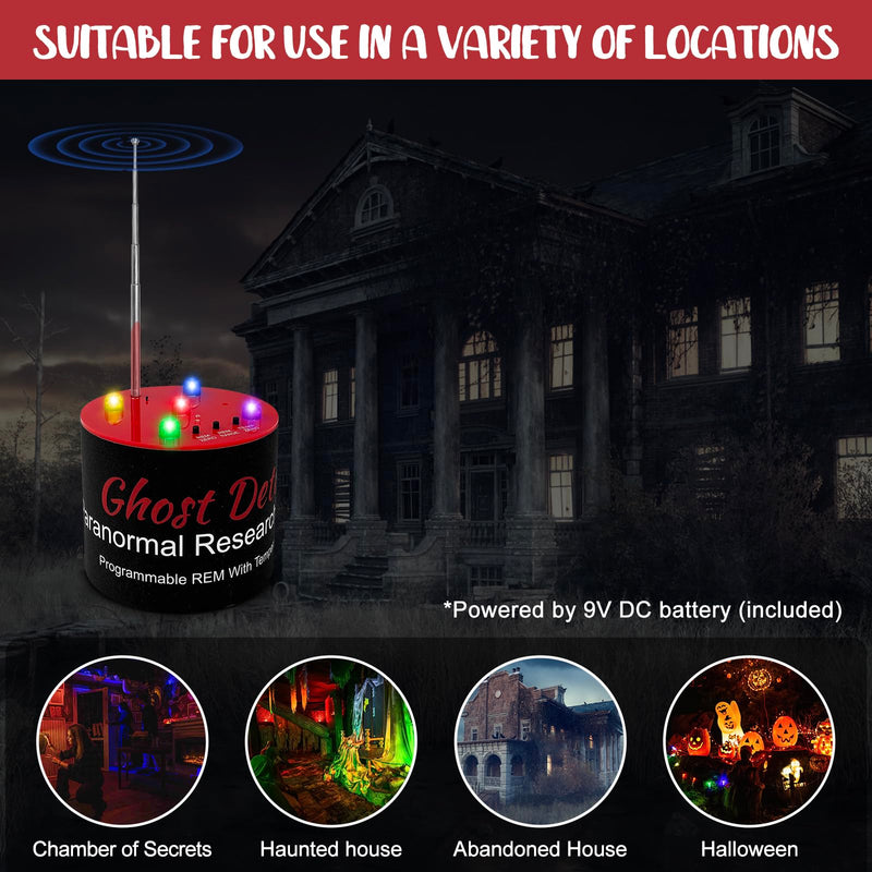 Paranormal Investigation Equipment EMF+ATDD for Ghosting Hunting with High-Sensitivity Temperature Detection, EMF Meter, EMF Detector Tool for Professional Paranormal Investigators, Gift for Halloween