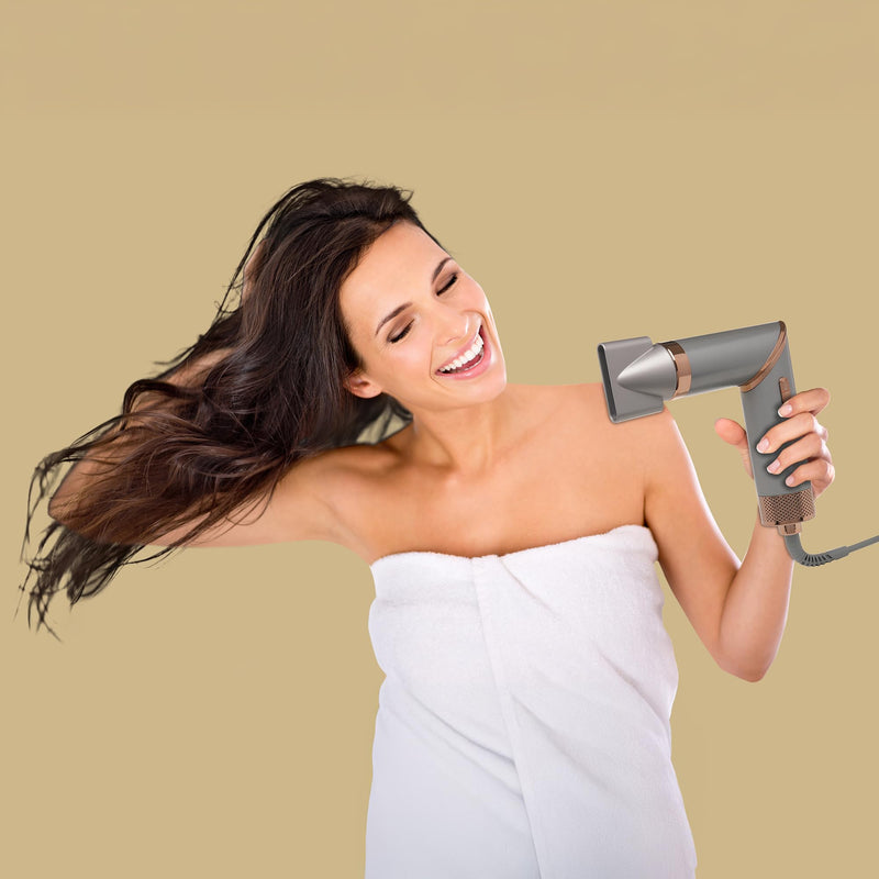 Paul Anthony 'MACH 2' 1000W Multi-Function Folding Blow Dryer and Hair Styler, High Power Motor, 3 Temprature Settings, Lockable Twist Design, 6X Lockable Attachments, Ideal for Men and Women H1201. 1000W Multi Styler Mach 2