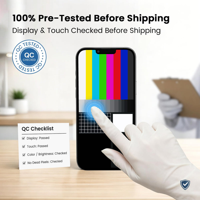 AuraLens for iPhone 13 Screen Replacement Kit LCD Touch Display Assembly | A2482 A2631 A2633 A2634 A2635, FHD INCELL Digitizer 6.1 Inch, COF, Pre-Tested, Repair Tools, Waterproof Adhesive, Black