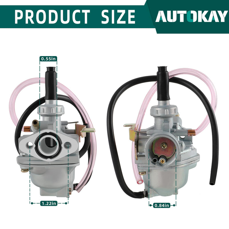 AUTOKAY Carburetor for Honda Crf50 Xr50 Z50 Crf Xr 50 Z50RStock Size
