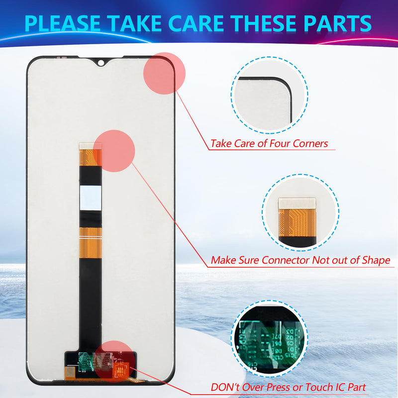 YWLRONG for Nokia G310 Screen Replacement for Nokia G310 5G TA-1573 G42 TA-1581 LCD Display Touch Screen Digitizer Assembly Replacement with Tools（Black）