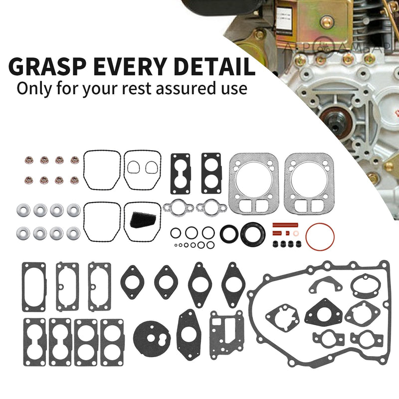  [AUSTRALIA] - 24-755-207-S Gasket Kit Compatible with Kohler CH25, CH730, CH730S, CH740, CH750, CV25, ECH730, ECH740, ECH749