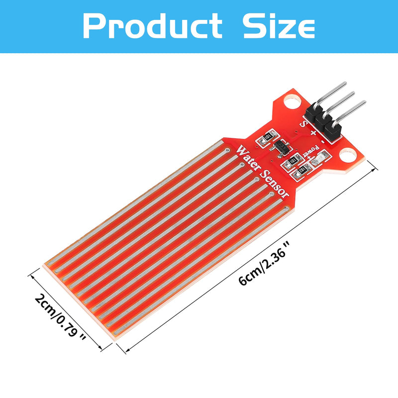 20pcs Water Level Sensor Module Droplet Water Sensor Rainwater Liquid Detect Depth for Arduino Raspberry Pi