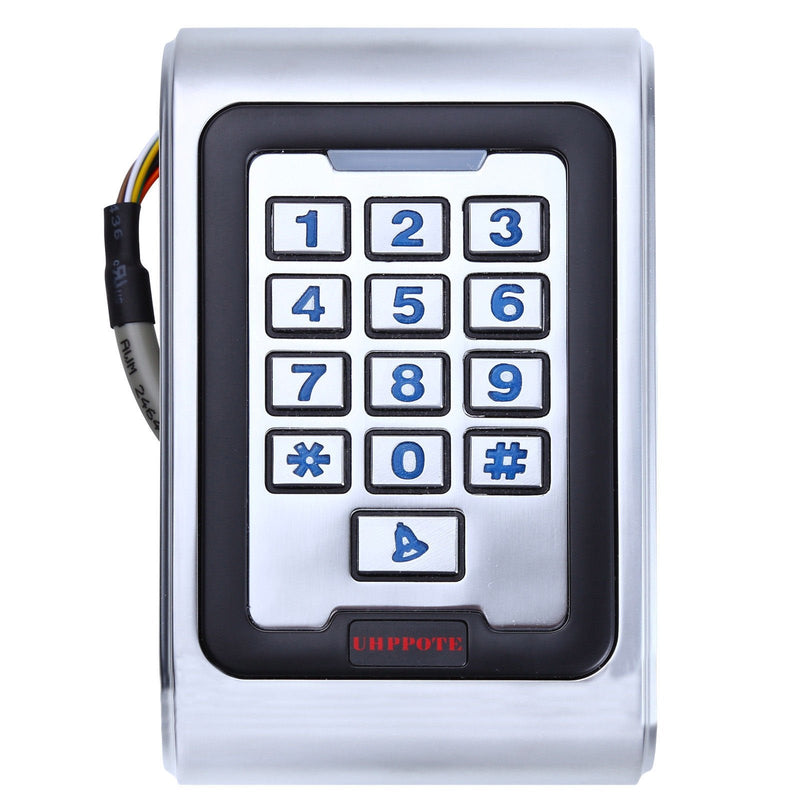 UHPPOTE Metal Zinc Alloy Case Access Control Keypad IP68 Waterproof Standalone with Backlight