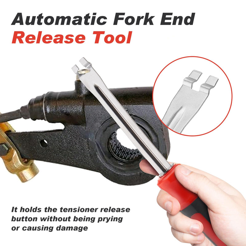 Slack Adjuster Tool Set – 5/16' Double Square Reversible Ratcheting Wrench, Reversible Mechanism for Easy Adjustments – Durable, Precision Slack Adjuster for Trucks, Trailers, and More