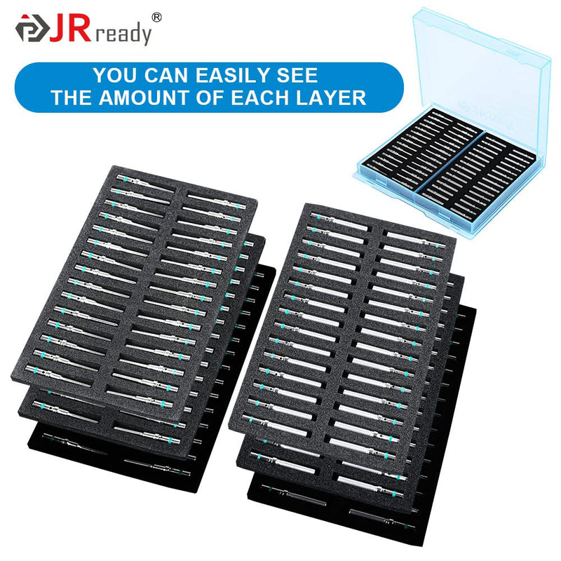 JRready 90 Pairs Deutsch Connector Pins and Sockets Solid Contacts Size 16 ST6281 - Male Pins 0460-215-16141/ Female Pins 0462-209-16141, DT Connector Terminals Wire Size 14-20AWG Size 16 - 90 Pairs Green Stripes Solid Contacts