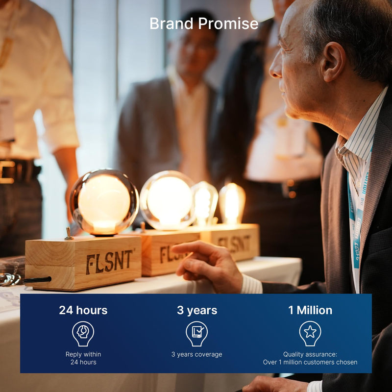 FLSNT 24 Pack LED Candelabra Bulbs 60W Equivalent, B11 Dimmable LED Chandelier Light Bulbs, E12 Base, 2700K Soft White 24 Count (Pack of 1)