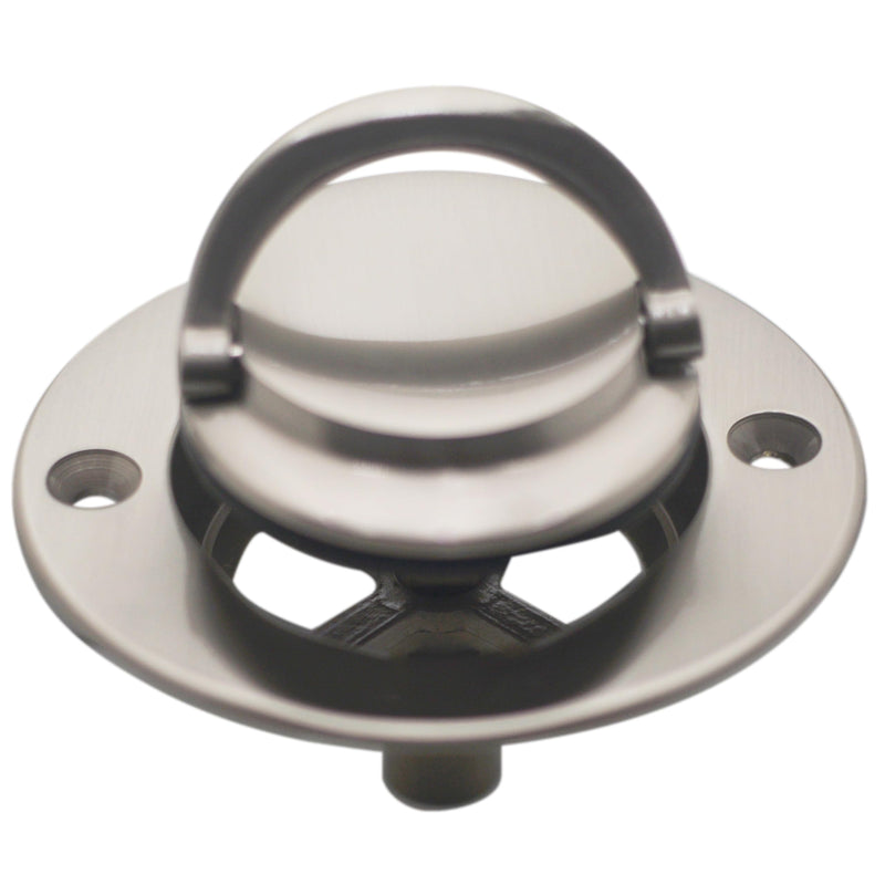 Westbrass D320-07 Roman Tub Drain Trim, 3-9/16" OD, Satin Nickel
