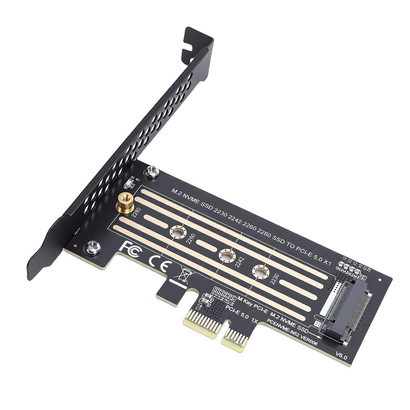 Generic M.2 NVMe to PCIe X4 5.0 Adapter, Stable 32Gbps Speed M2 SSD Expansion Card for 10 11, Computer Upgrade Solution