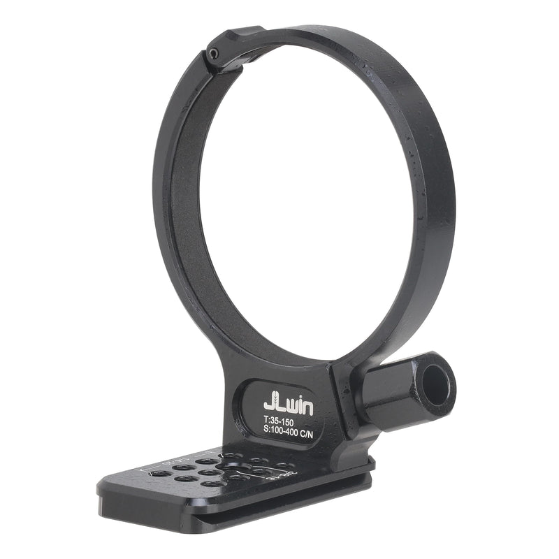 Lens Tripod Mount Ring Collar Compatible with Samyang 35-150mm F2-2.8 Lens | Arca-Swiss Fit Quick Release Plate with 1/4" & 3/8" Threaded Holes for Head Clamp Stabilizer