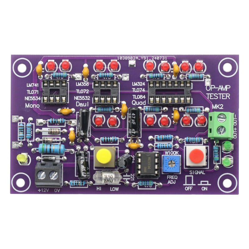 Operational Amplifier Tester ‌Operational Amplifier‌ Tester Module for Single Mono Dual Quad ‌Operational Amplifier‌ Chip High Speed Low Speed Differentiation Module Board