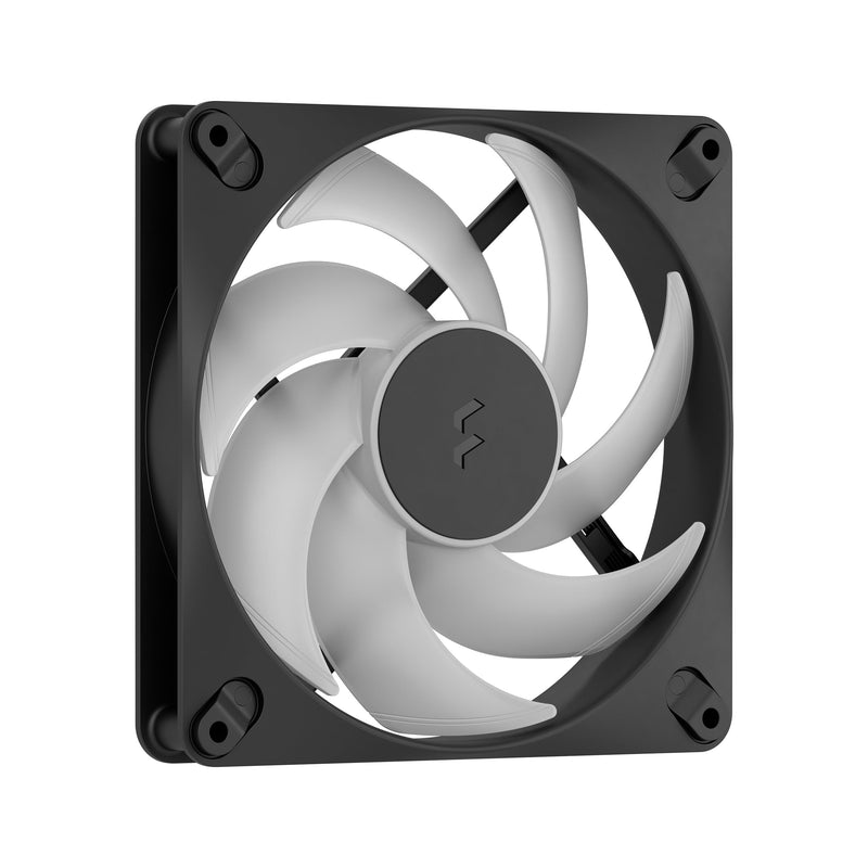 Fractal Design Dynamic 3 14 RGB 3-Pack Black 140mm PWM Fans | ARGB Gen 2 Lighting, Swept Blade Design, Daisy-Chainable Cables, Rifle Bearing 140 Black 3-Pack