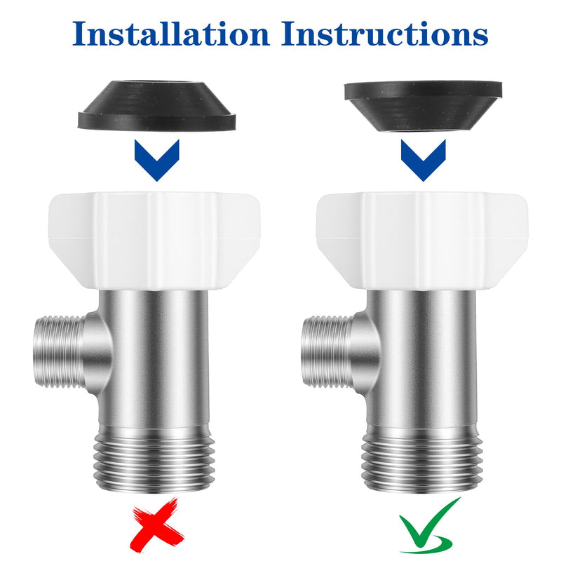 Brass T Valve Bidet T Adapter 7/8" x 7/8" x 3/8" Bidet Tee Connector Bidets Pipe Connector for Toilet Thread Branch 9/16", Thread Code 15/16"-14UNS