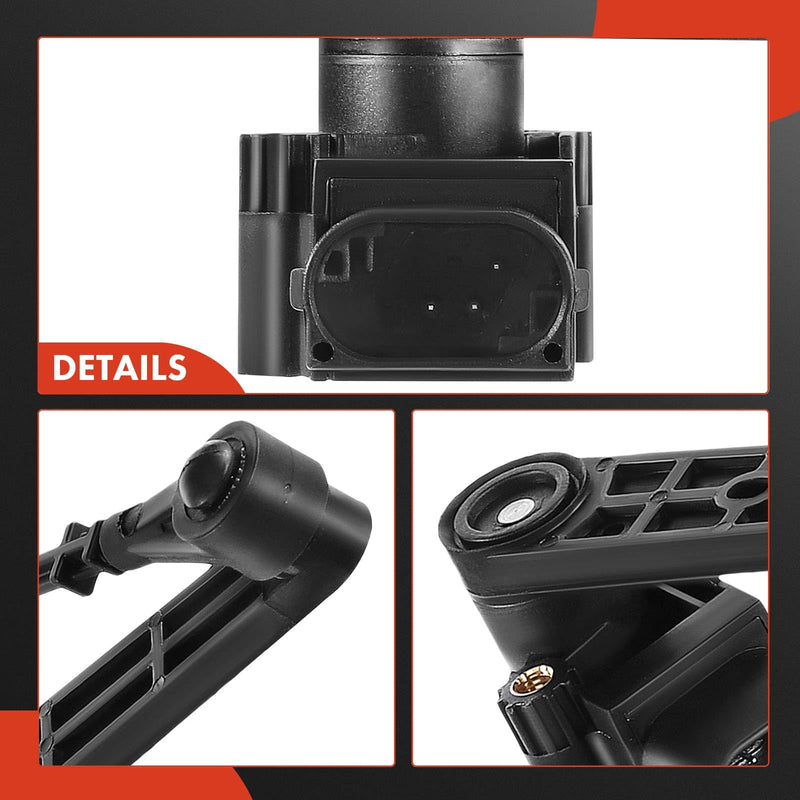 A-Premium Ride Height Level Sensor Compatible with Land Rover L322 Series Range Rover, 2010 2011 2012, V8 5.0L, Rear Left or Right, Replace# LR023653, AH425A955AD