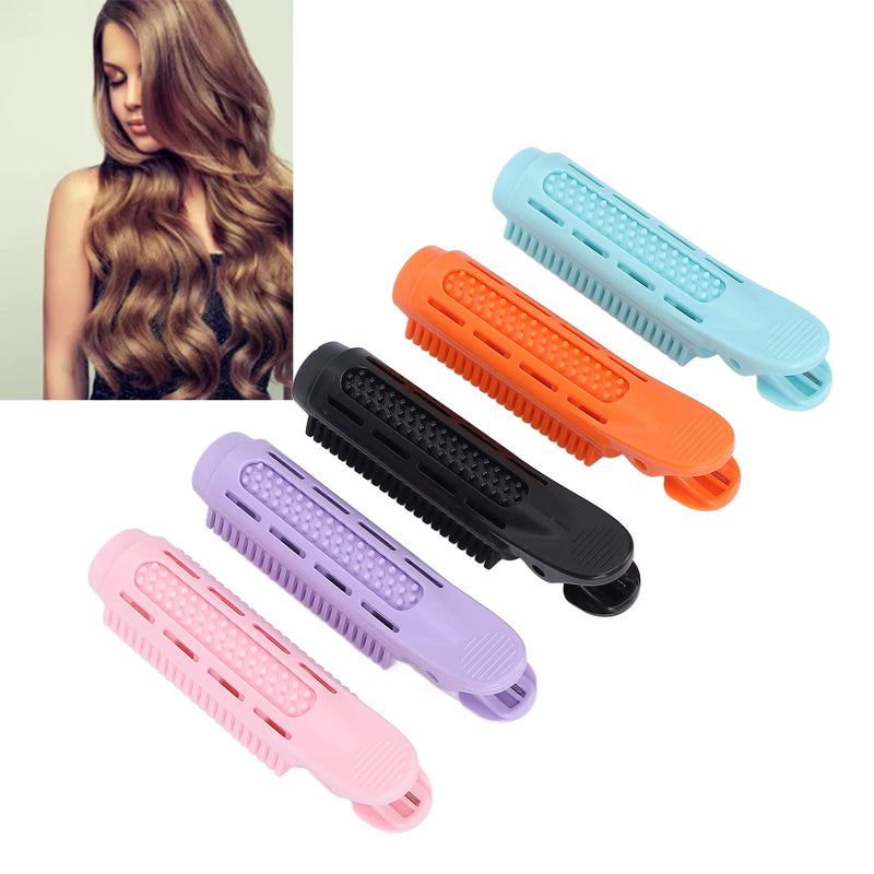  [AUSTRALIA] - 10pcs Volumizing Hair Root Clip, Natural Fluffy Hair Curlers Instant Hair Volume Clip Self Grip Vibrant Color for Women Girls Thin Curly Hair Styling Root Volume