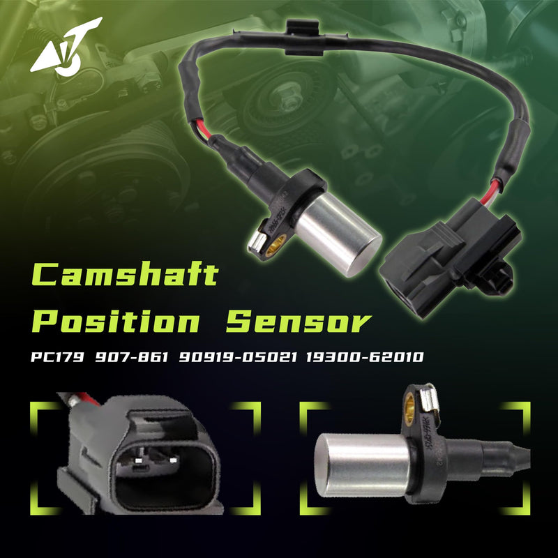 PC179 907-861 90919-05021 19300-62010 Camshaft Position Sensor Compatible with Toyota 4Runner T100 Tacoma Tundra (3.4L)