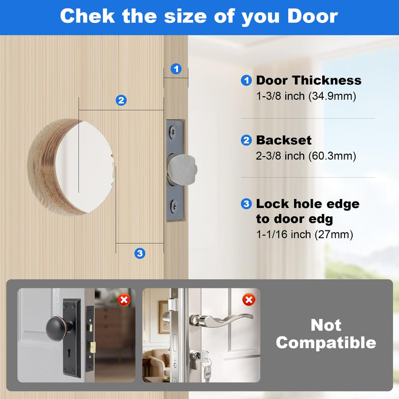 Black U 9585 Stainless Steel Lock and Door Reinforcement Plate fits 1-3/8" Thick Doors and Includes The Black U 9476 Security Latch Strike kit