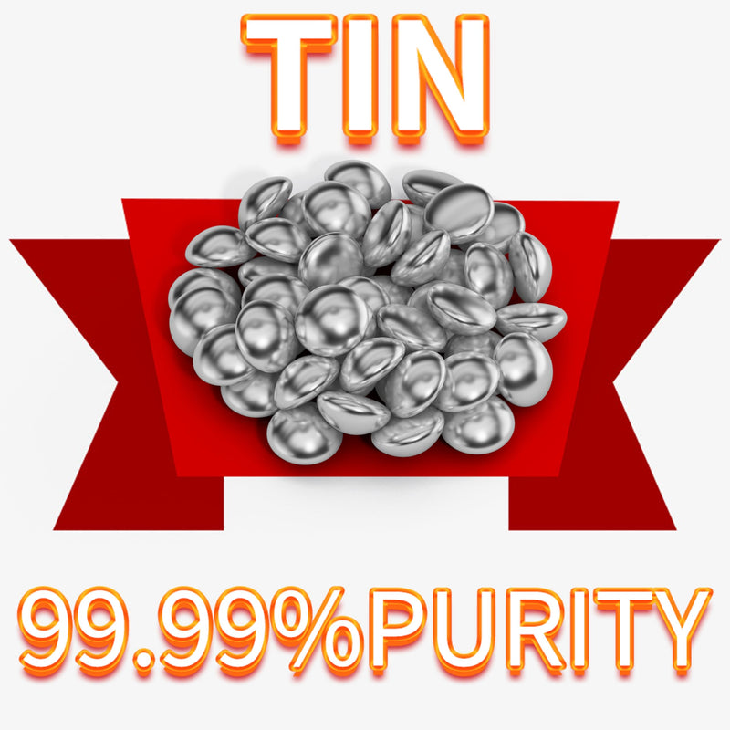 8oz Pure Tin Metals Lead-Free Block Tin,Block Solder,Solder Lump,Tin Metals,Solder Semisphere,Pure Tin 99.99% Suitable for Solder Pot 8oz