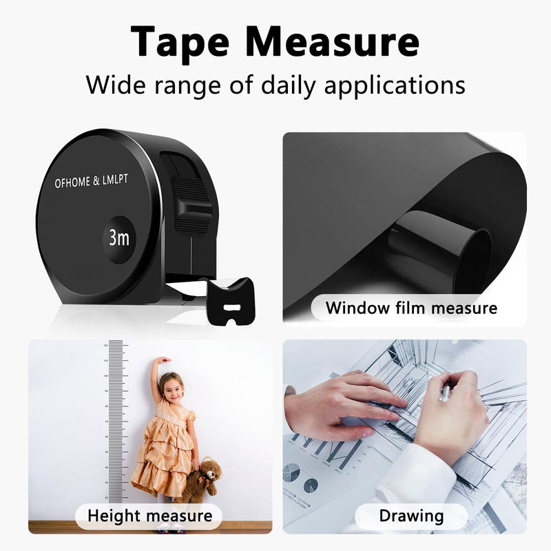 Lmlpt Window Film Tint Kit,6 Pcs Window Privacy Film Installation Tools Kit for Car and Glass,Complete Application Tool Kit Easy to Apply Window Tinting Film Vinyl Wrap Application Set for Home Office