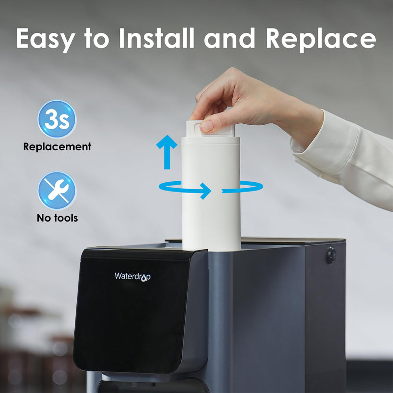 Waterdrop A1-RO Filter, Replacement for Waterdrop A1 Reverse Osmosis Hot Cold water Dispenser, 12-month Lifetime | Replacement for Waterdrop A1 Reverse Osmosis Hot Cold water Dispenser