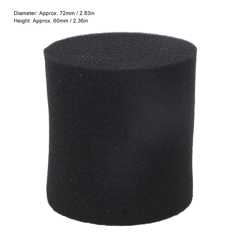 Tangxi Speaker Port Tube Sponge, 2Pcs 72mm Dia 60mm Height Sponge Foam Plug for Bass Port, with Air Noise Reduction to Enhance Bass Sound for Speaker Box Cabinet