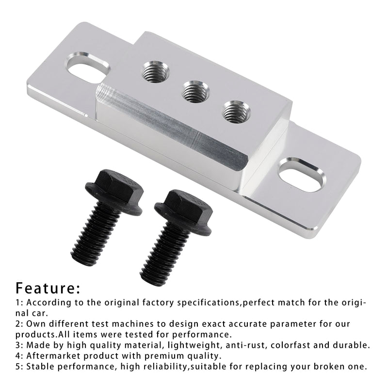 Bruce & Shark Aluminum Transmission Mount 551404 Fit for GM TH350 TH400 700R4 T56, 4L60E 4L65E 4L70E 4L80E 4L85E, 6L80E 6L90E, TR6060 2004R Powerglide Muncie 4 Speed