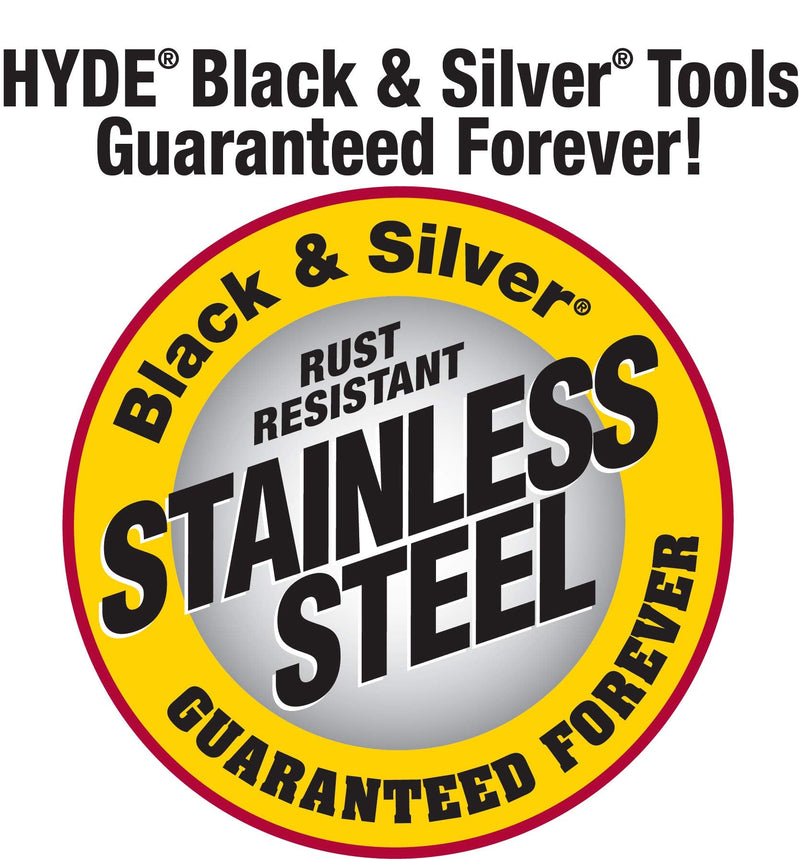 Hyde Tools 10550 Scraper, Black/Silver