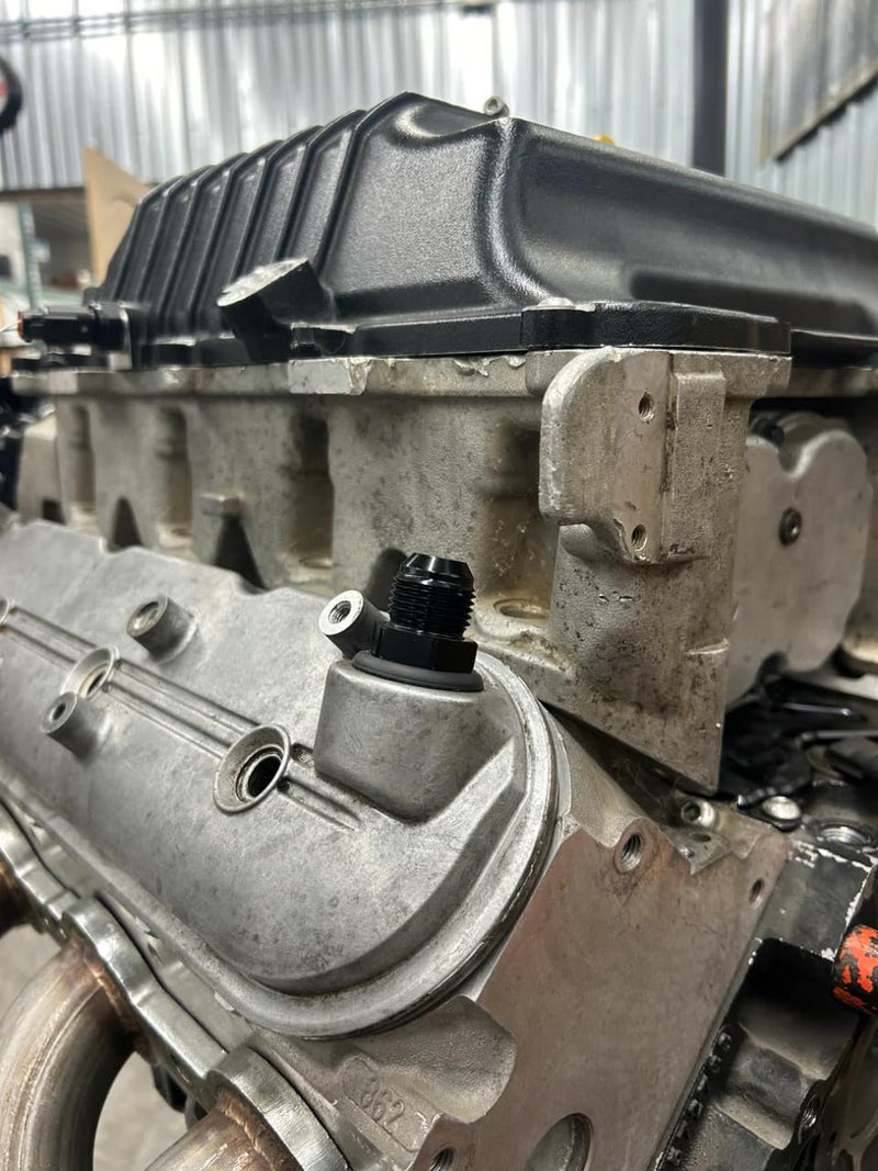 10AN Push In Fitting for Factory GM LS Valve Cover Grommet 34-010LS