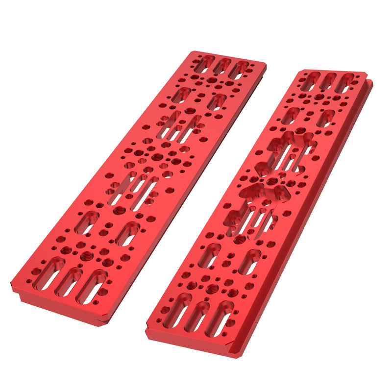 Dovetail Mount Plate,Guidescope Star Dovetail Mounting Plate 335mm | Aluminum material,Suitable for Large Equatorial Instruments and Telescope Accessories-Red Red