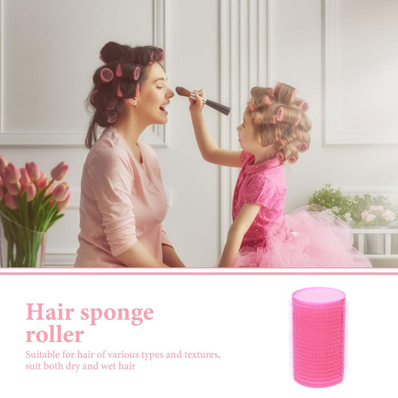 Uonlytech Foam Hair Rollers 12pcs Hair Sponge Curlers Hair Rollers Set Self Grip Cling for Women and Girls Hair Styling Tools Picture 1