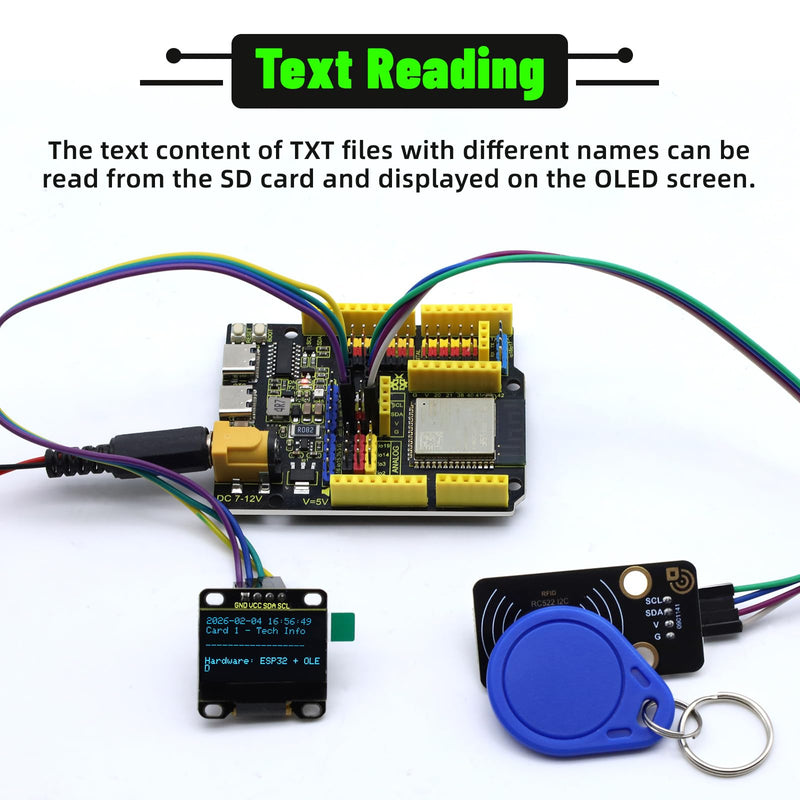 KEYESTUDIO ESP32-S3 PRO Development Board 16MB Flash 8MB PSRAM MicroSD Slot 1.5A GPIO Breakout Dual Type-C, Tutorials for IoT, AI & STEM Education