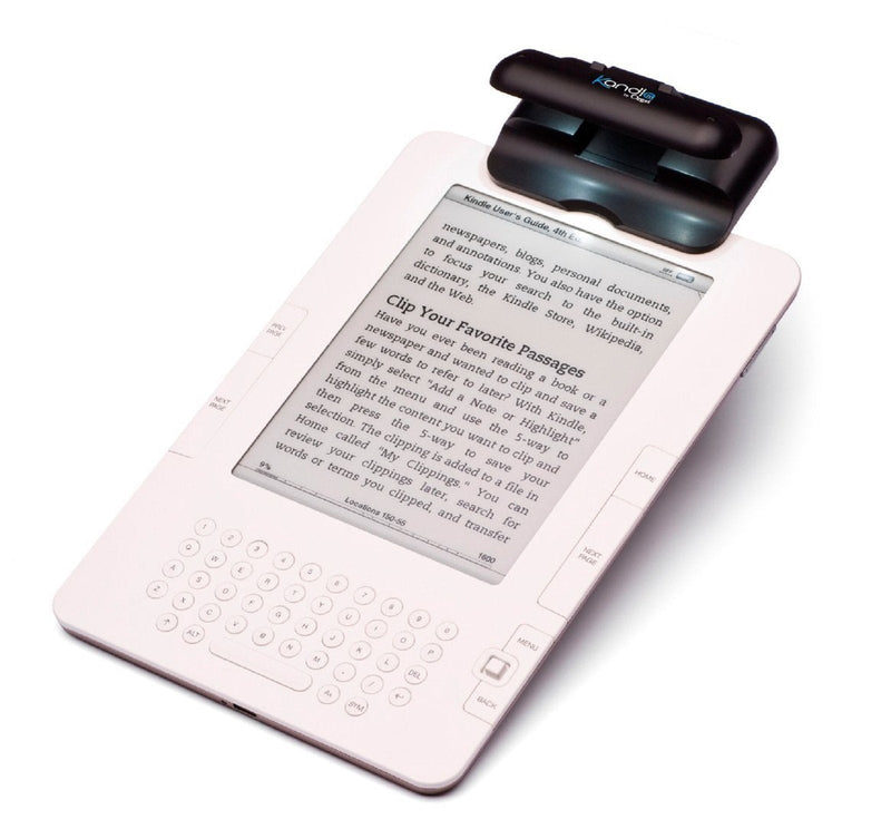 Ozeri Kandle Book Light - LED Reading Light Designed for Books and eReaders. Black