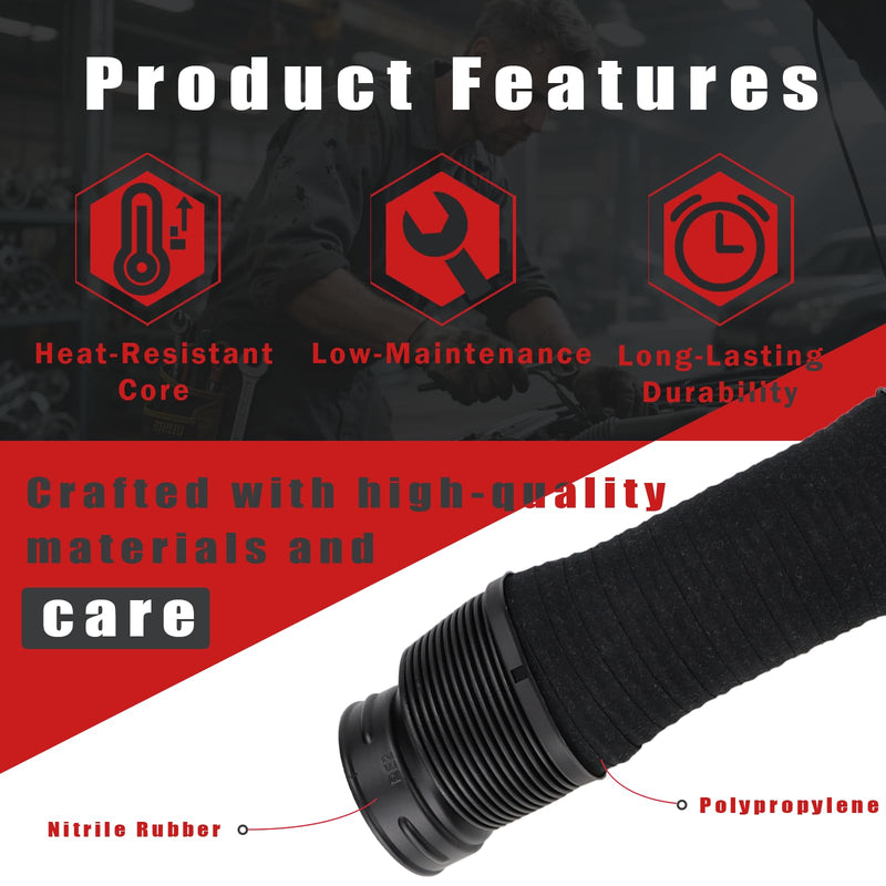 Air Intake Hose Compatible with Mercedes-Benz C300 C350 E350 C-300 C-350 E-350 3.5 L 2008 2009 2010 2011 2012 2720903582 2720903682 2720901382 A2720901382 A2720903682 A2720903582 A2720901282
