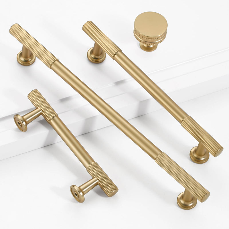 3 inch (76mm) Champagne Bronze Cabinet Pulls, 10 Pack | Solid zinc alloy champagne bronze pulls, 3 in (76mm) hole centers; fit cabinets, drawers, closets & vanities 3"(76MM) Hole Centers